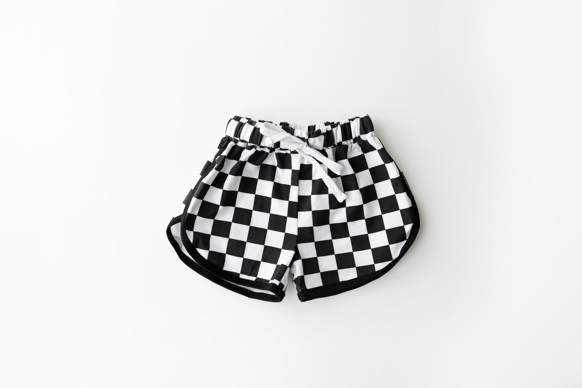 AK checker track shorts