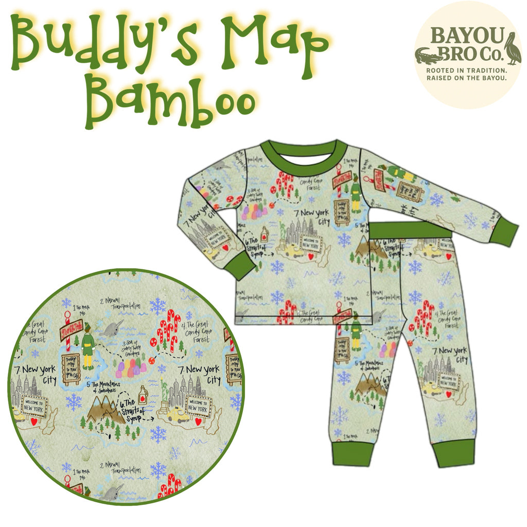 Buddy’s Map Bamboo Boy Set