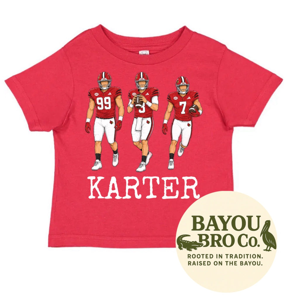 Louisville Football Personalized Tee