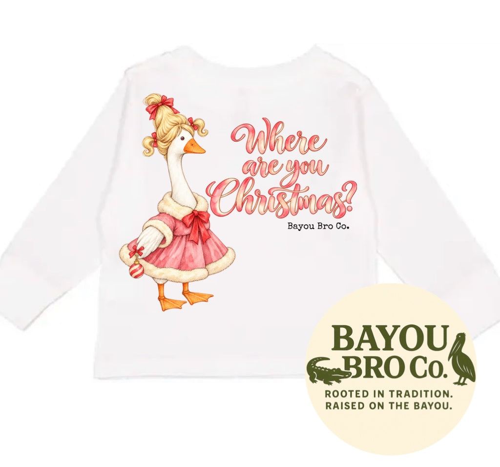 Where are youChristmas Graphic Tee Drop 9