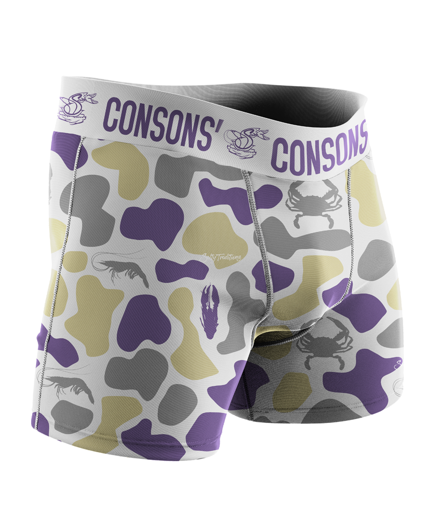 Dock Side Camo Purple and Gold