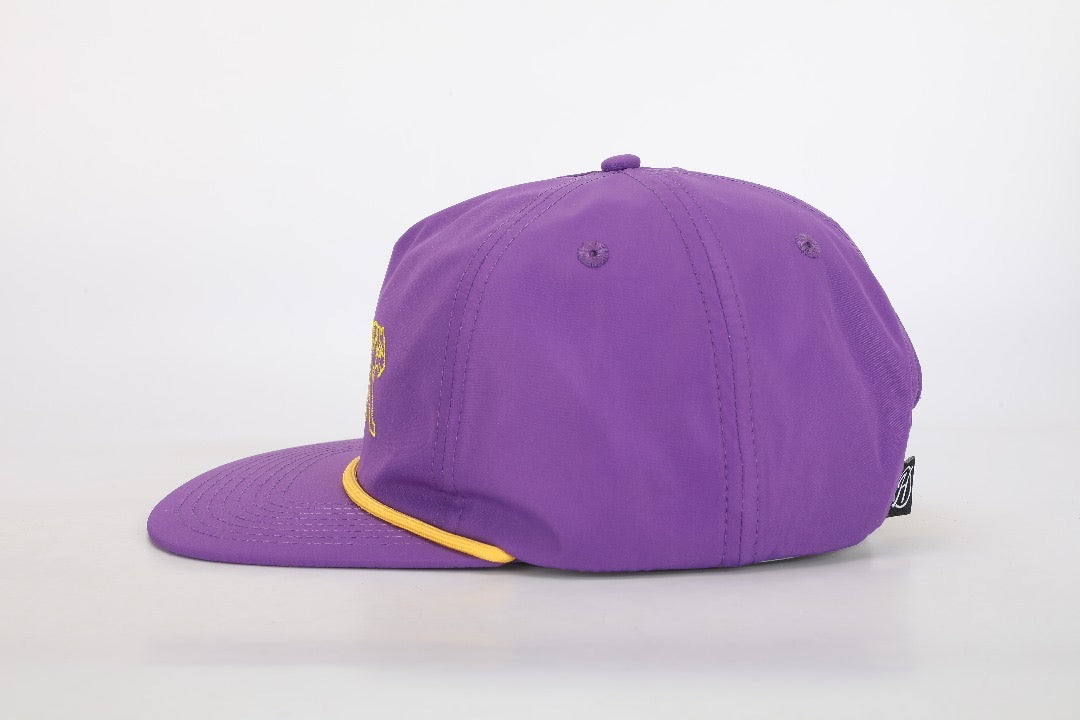 LSU Tiger Poly Rope Hat - Purple