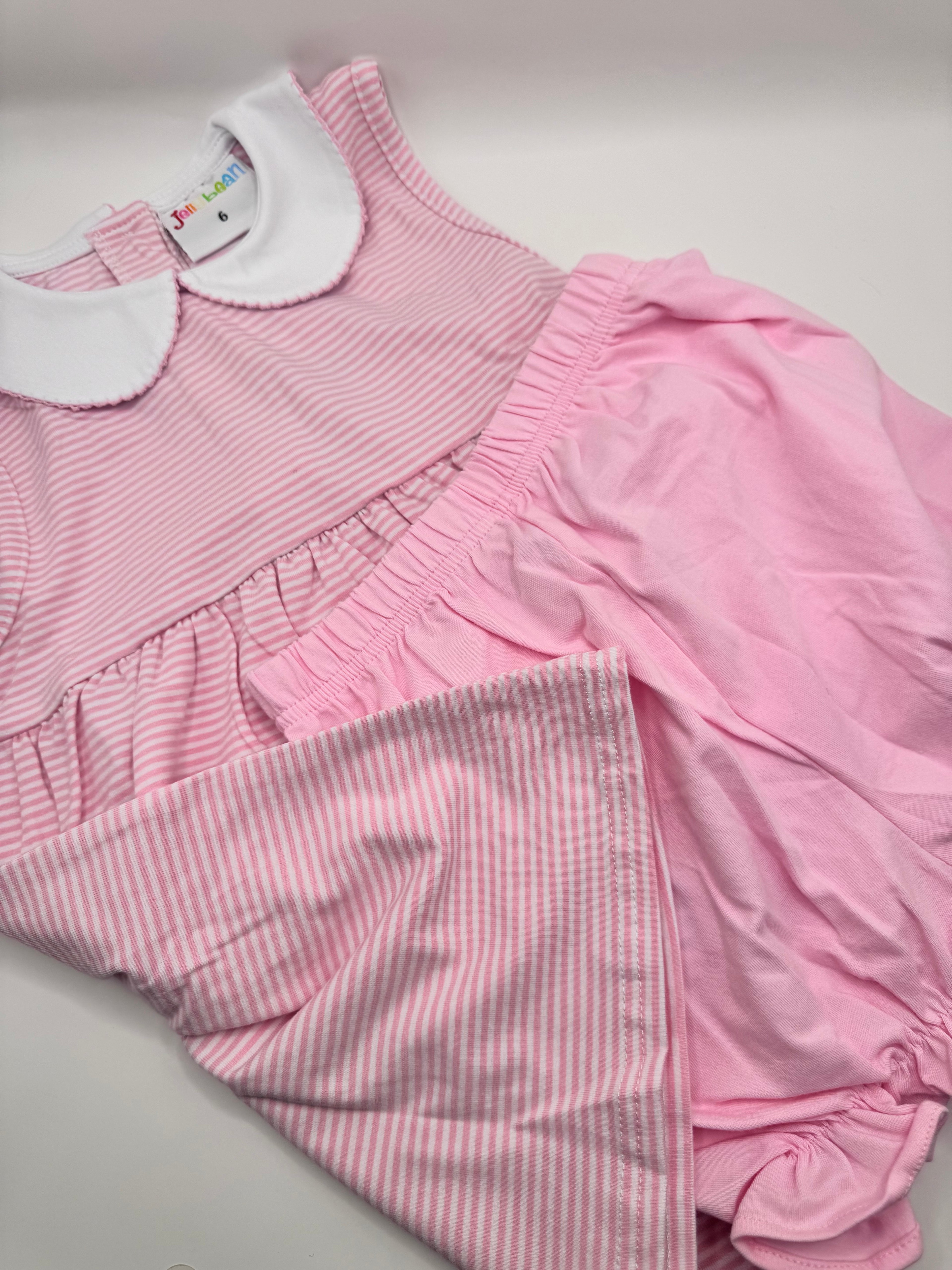 Pink Charlotte Sleeveless Dress with Bloomer EXTRS