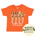 Long Horn Cheer Personalized Tee