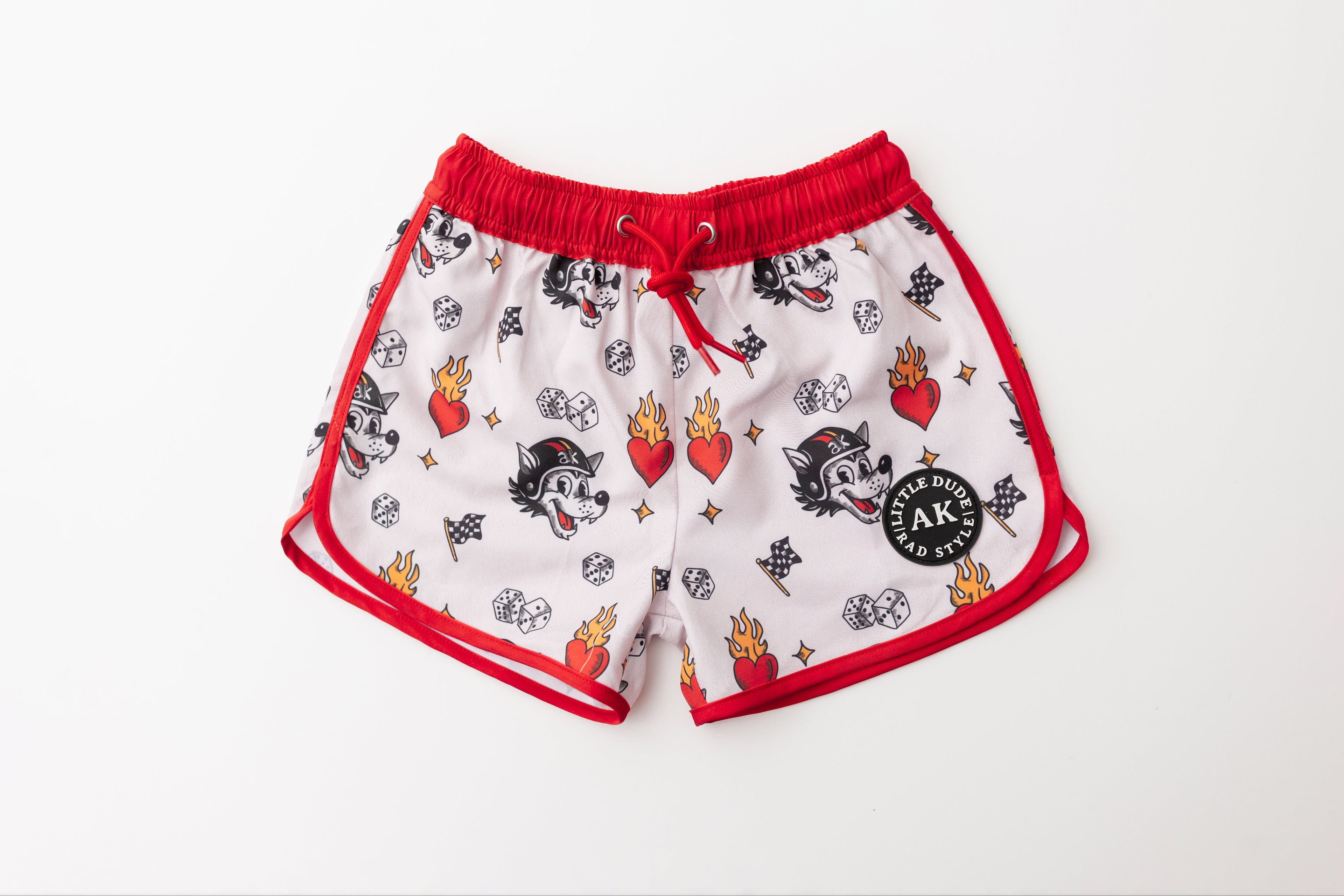 All gas retro hybrid swim-RED RTS