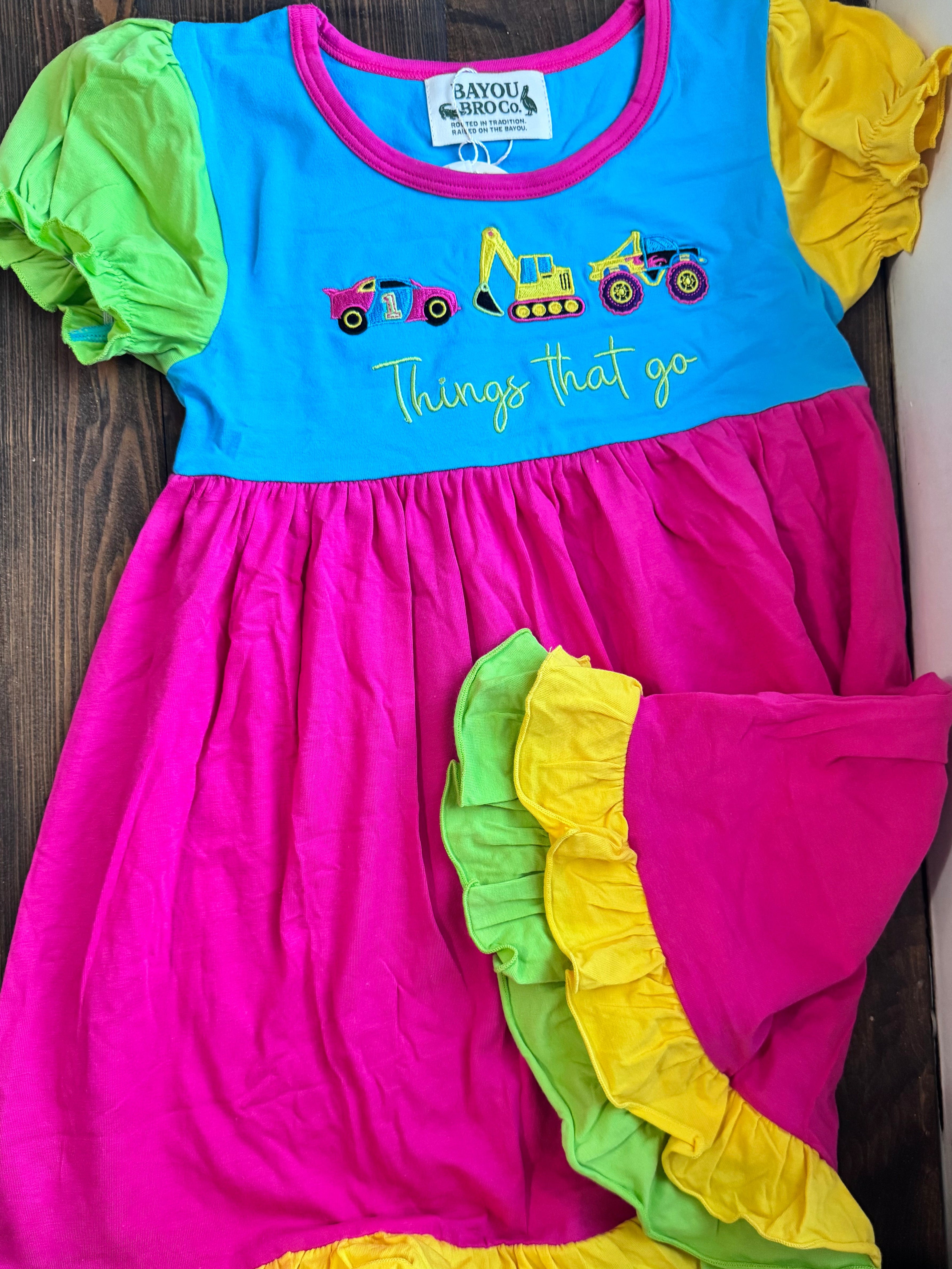 Neon Things That Go Dress