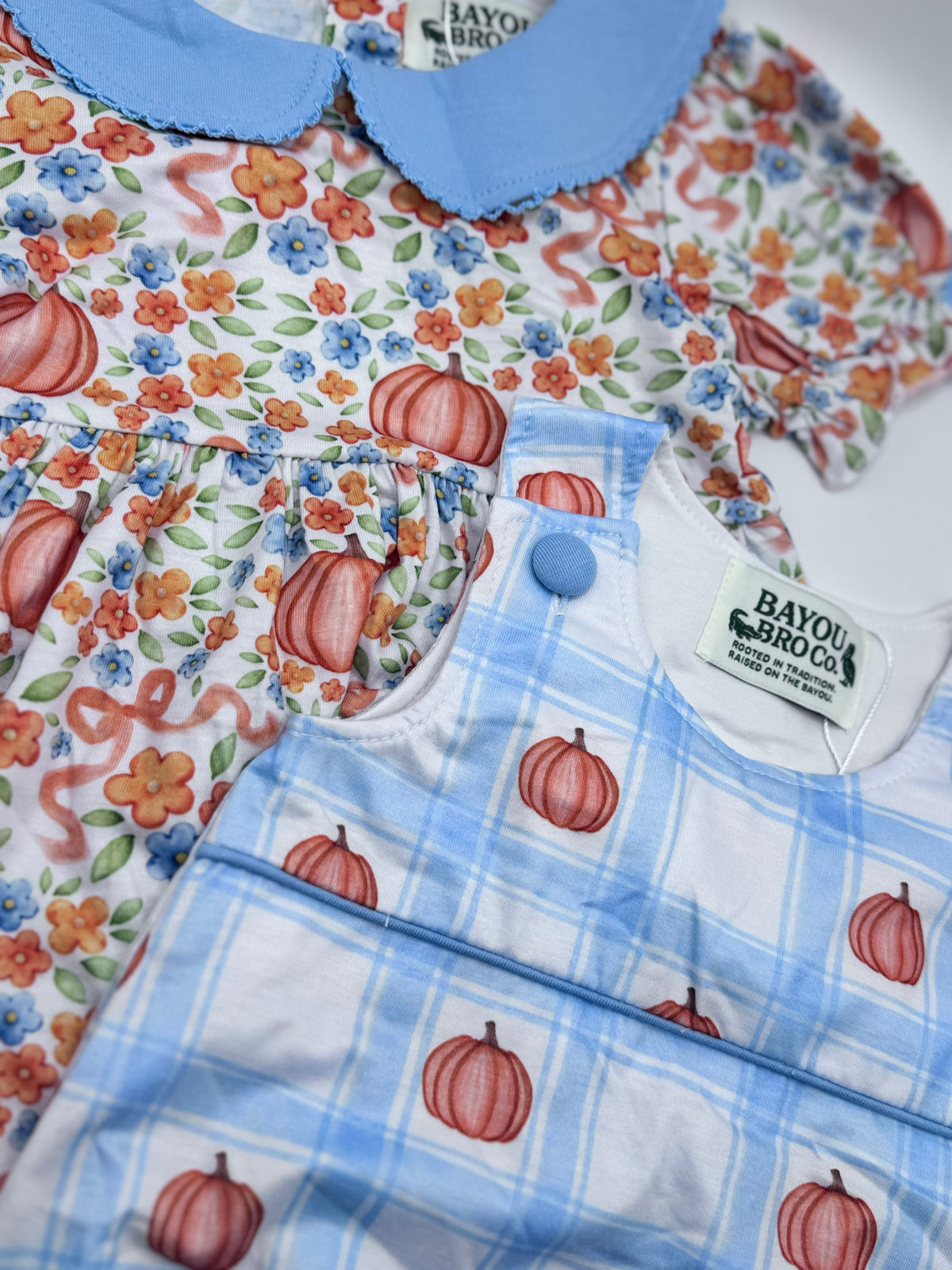 Heirloom Harvest Dress with Appliqué Back