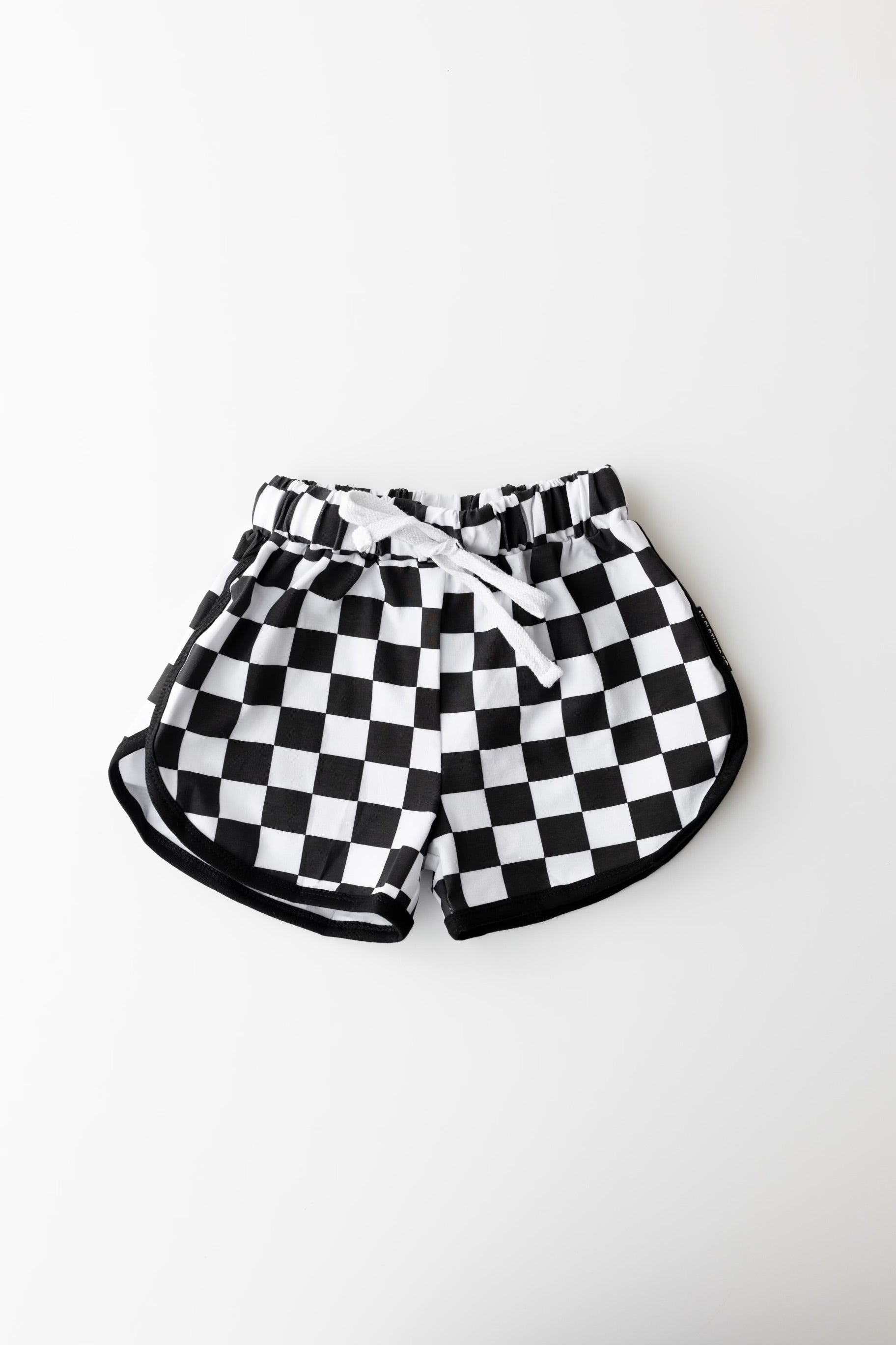 AK checker track shorts