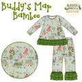 Buddy’s Map Bamboo Girl Ruffle Set ETA OCT