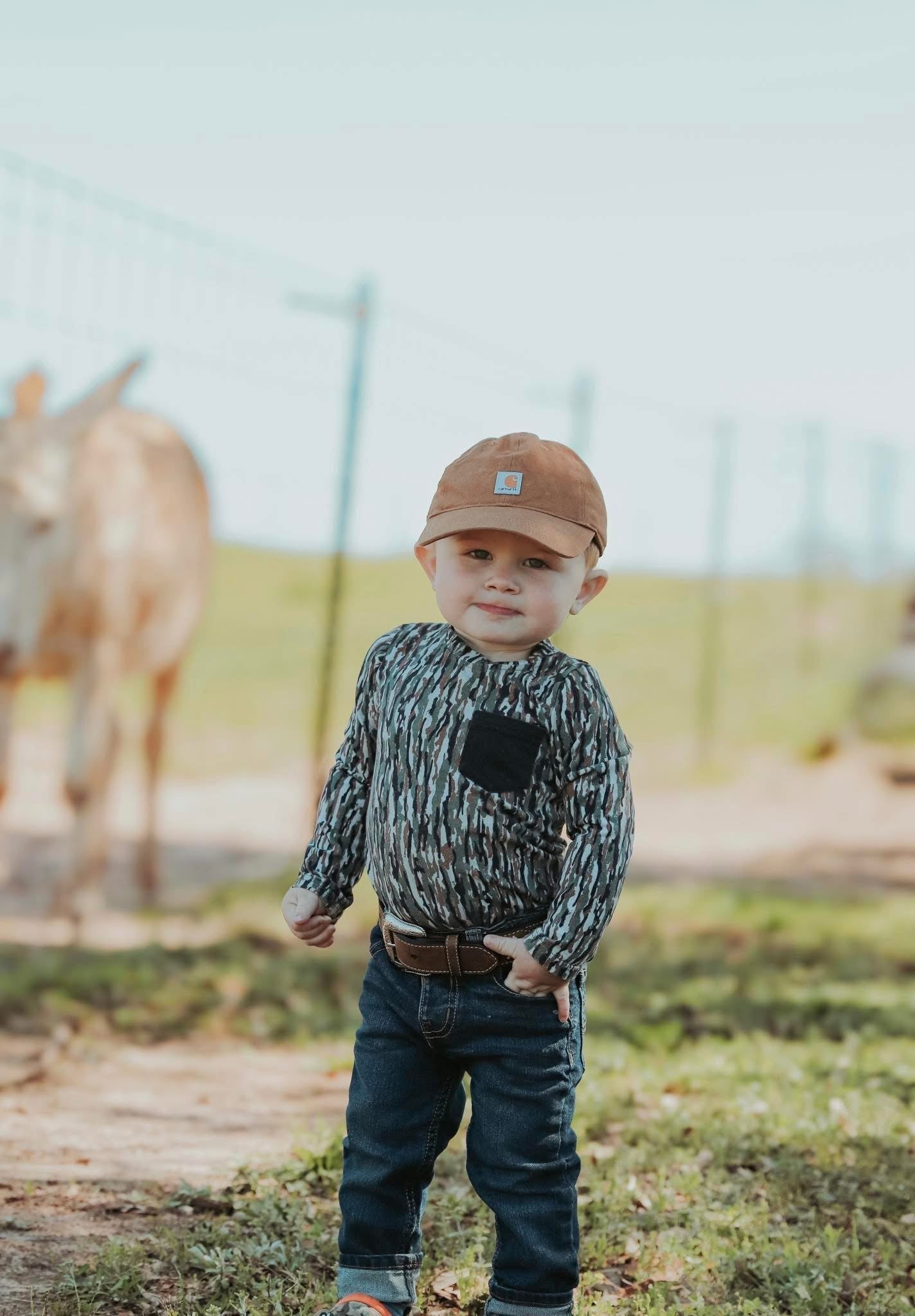 Tree Bark Long Sleeve - Pocket