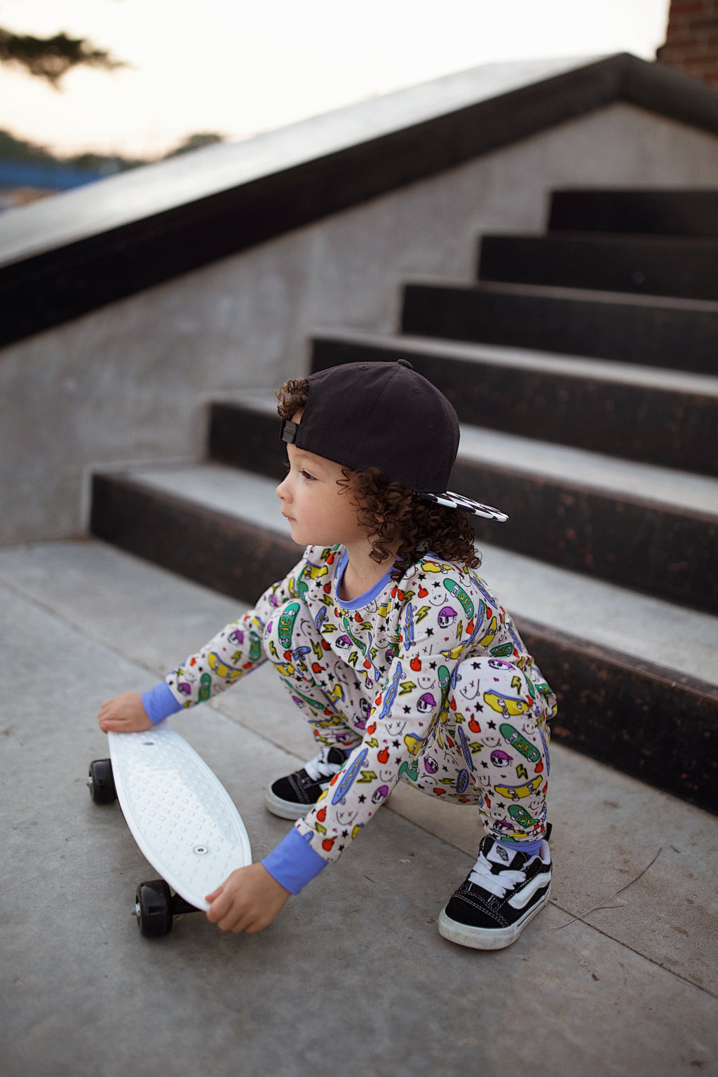 Skate & Snooze-AK Dreamers Bamboo zipper PJ’s