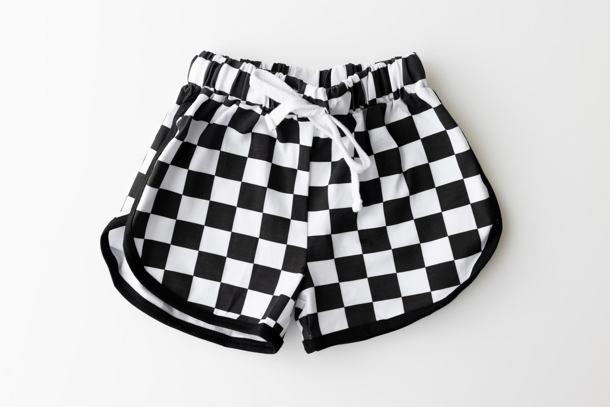 AK checker track shorts