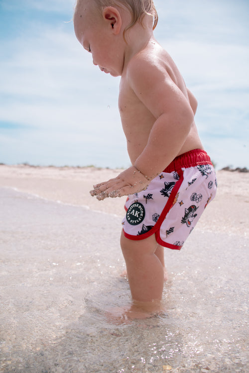 All gas retro hybrid swim-RED RTS