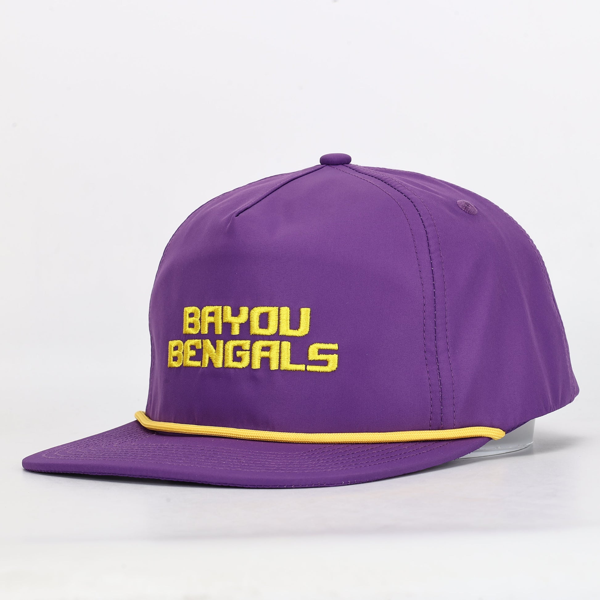 Bayou Bengals LSU Nylon Rope Hat - Purple/Yellow