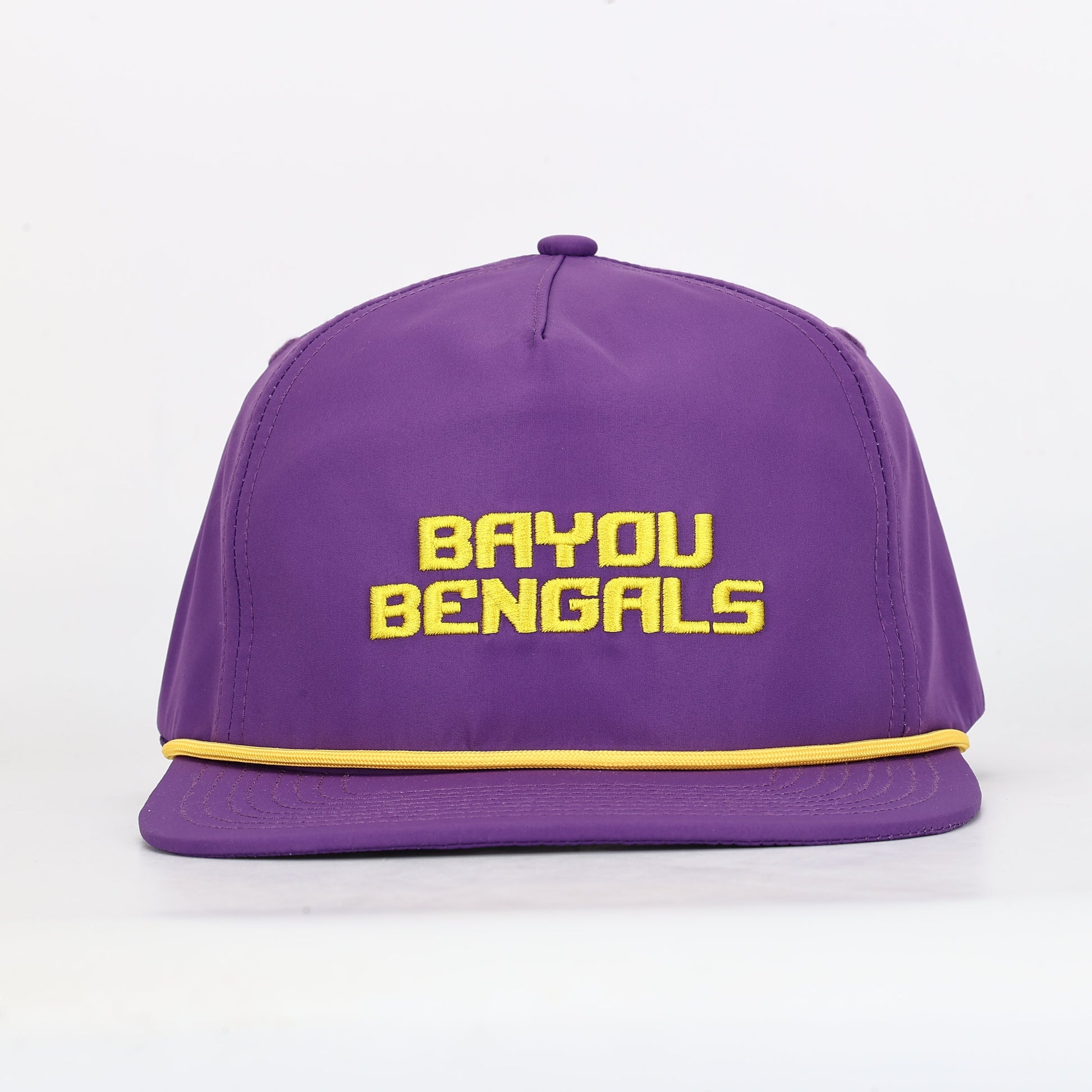 Bayou Bengals LSU Nylon Rope Hat - Purple/Yellow