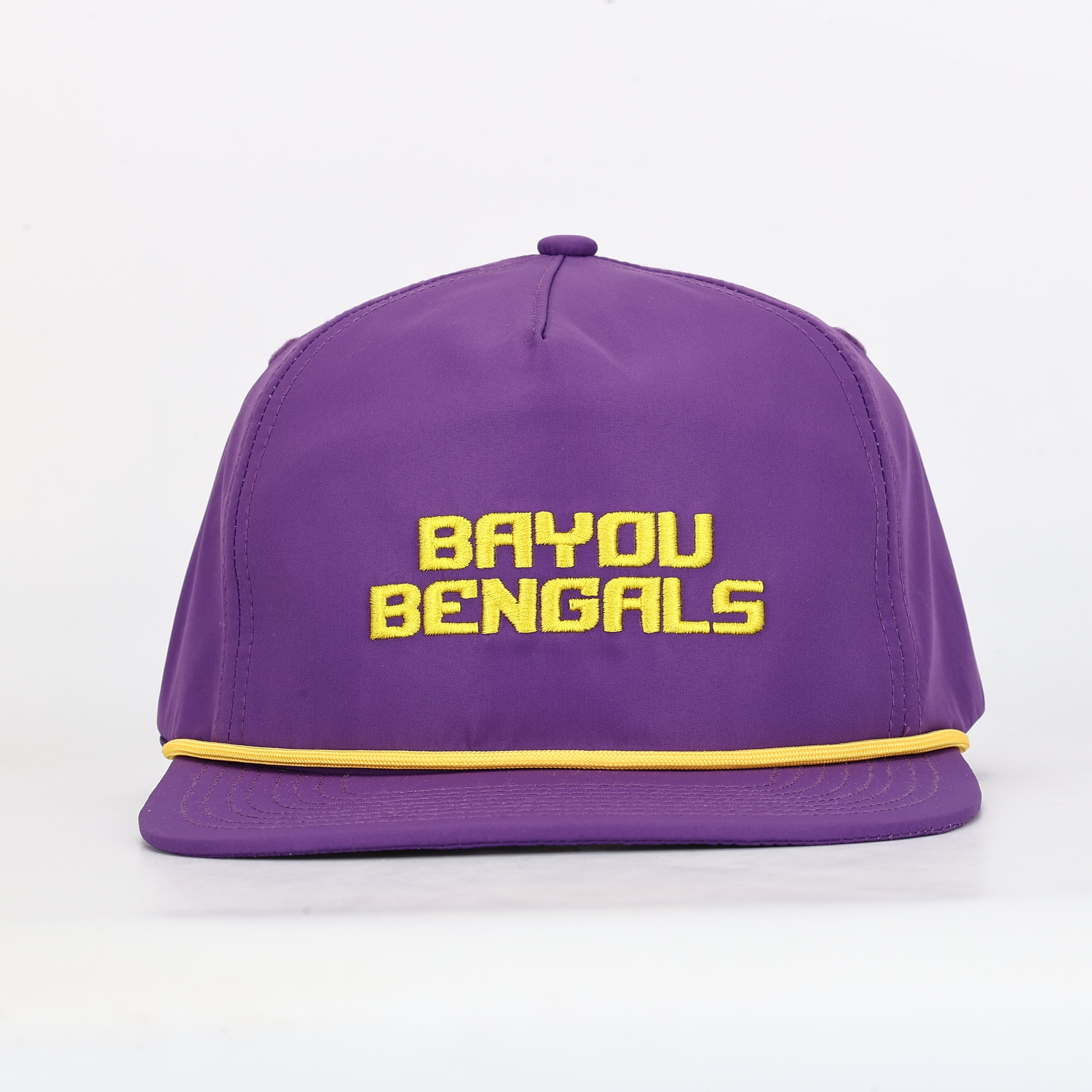 Bayou Bengals LSU Nylon Rope Hat - Purple/Yellow