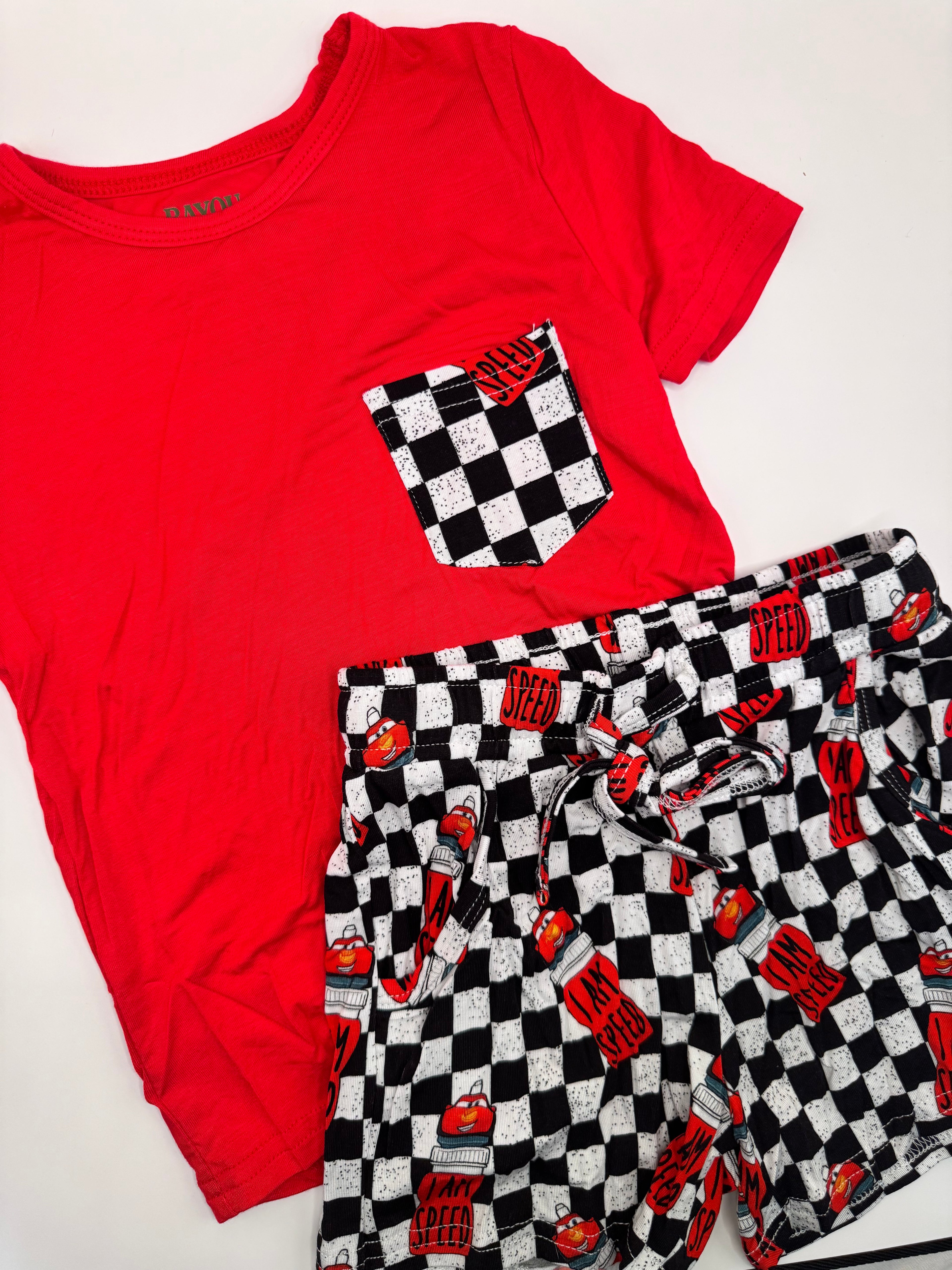 I Am Speed Pocket Tee Bamboo Set