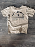 AK Little Dude-Signature tee Latte
