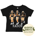 Saints Football Personalized Tee