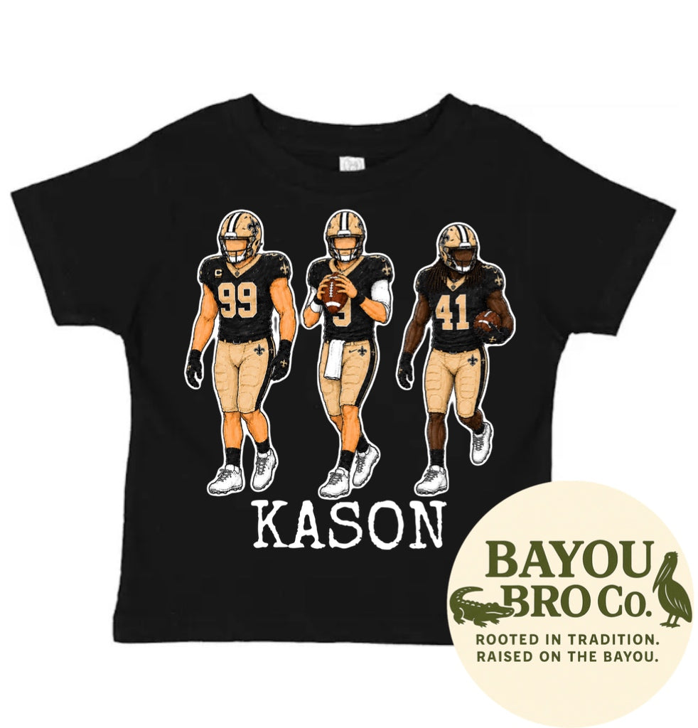 Saints Football Personalized Tee
