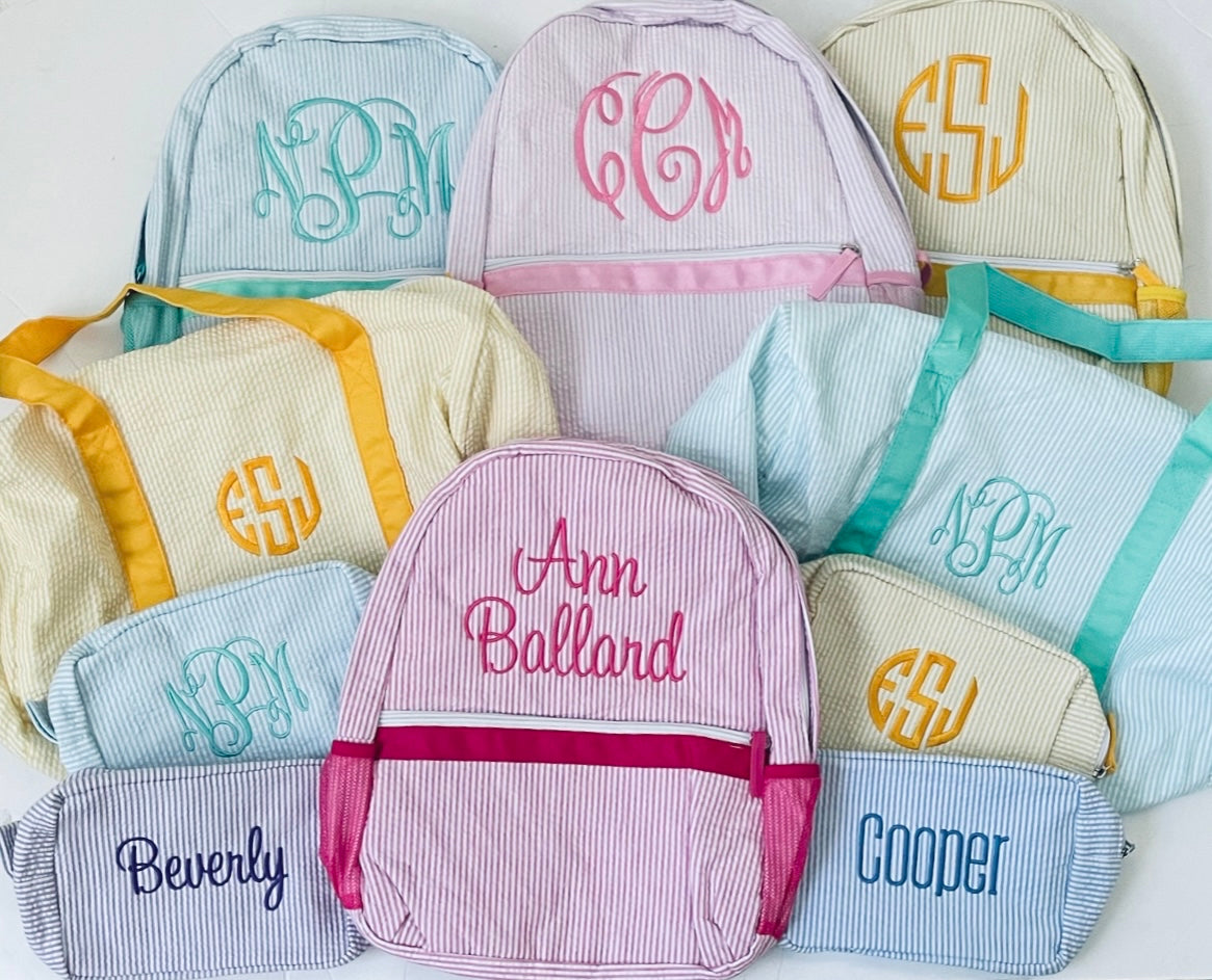 Seersucker Duffels