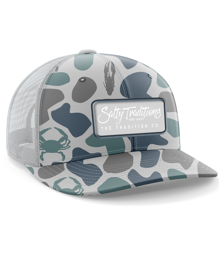 Dock Side Camo Blue Hat