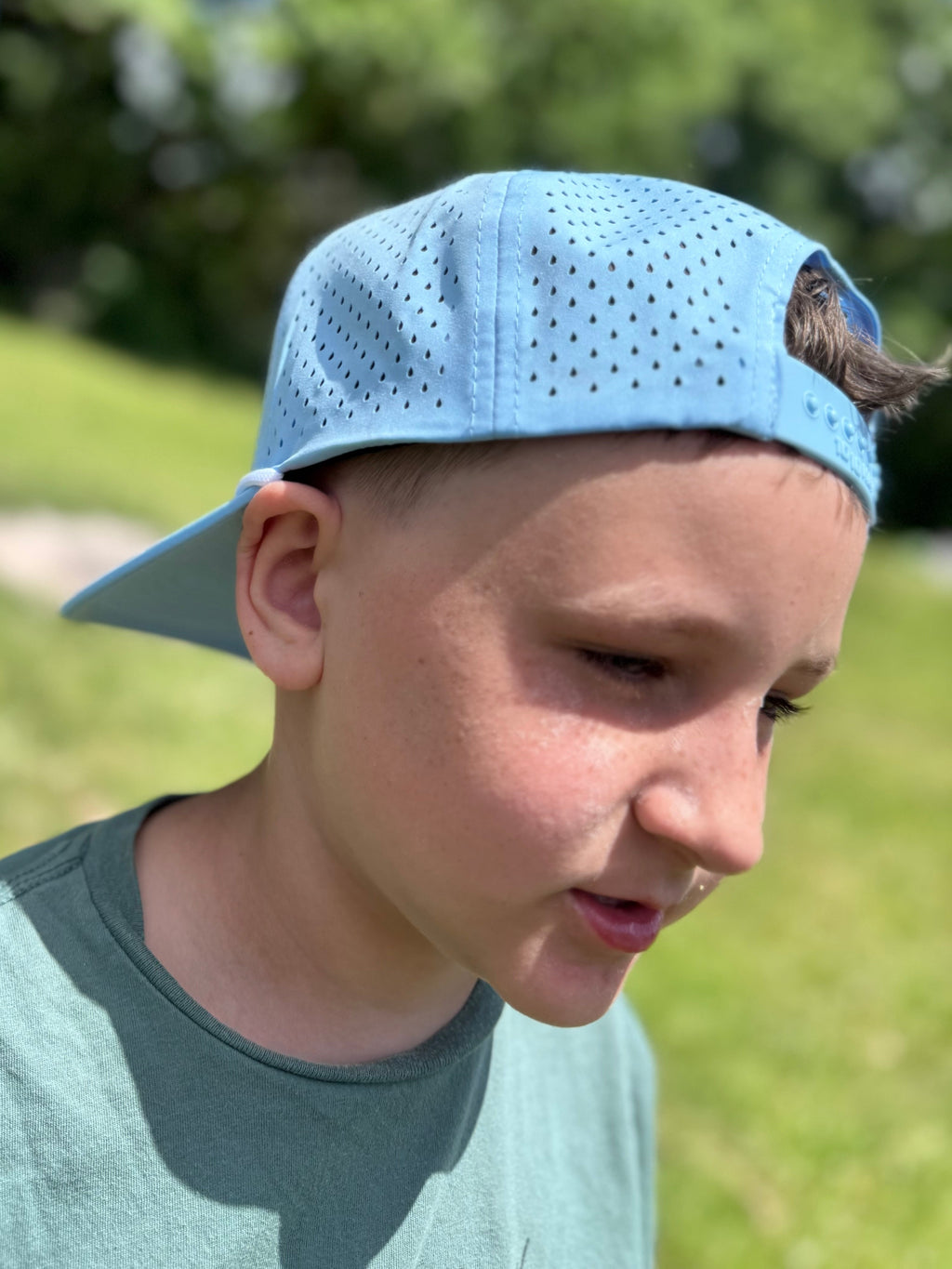 Blue Branded Bayou Bro Co Performance Hat