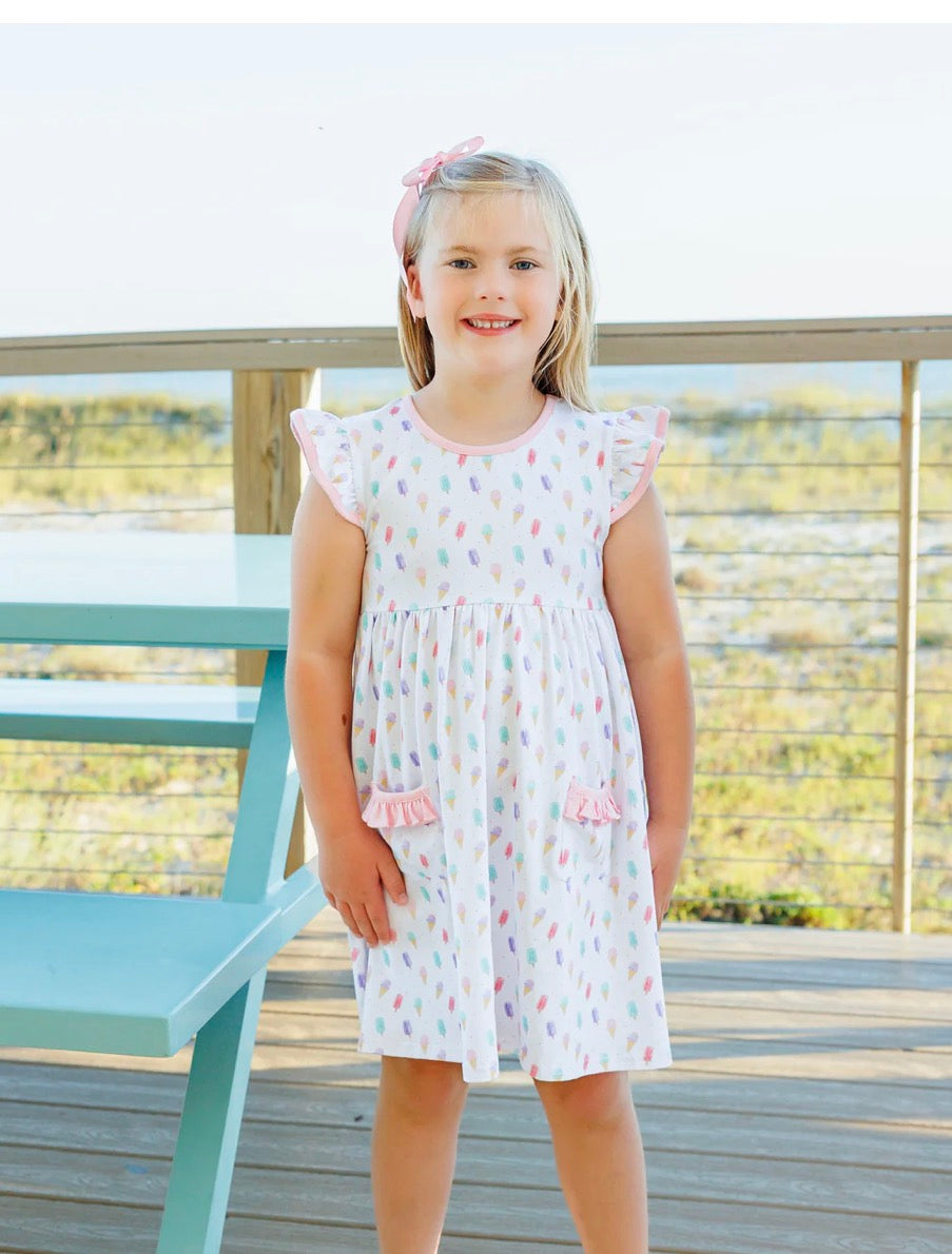 Summertime Sweets Ruffle Pocket Dress EXTRAS
