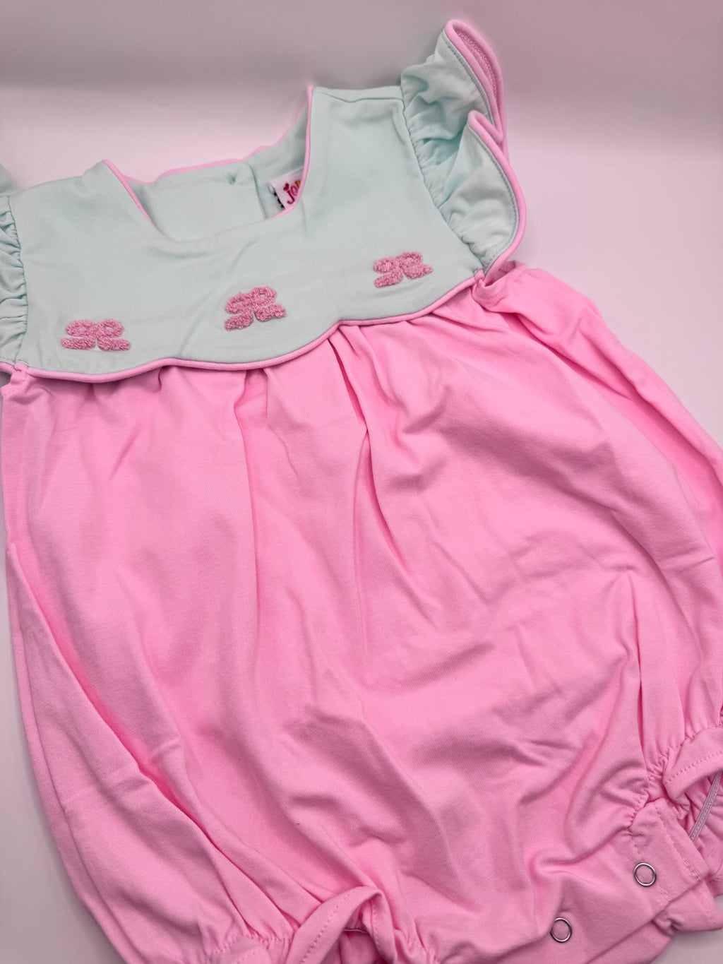 Mint and Pink Bow Bubble EXTRAS