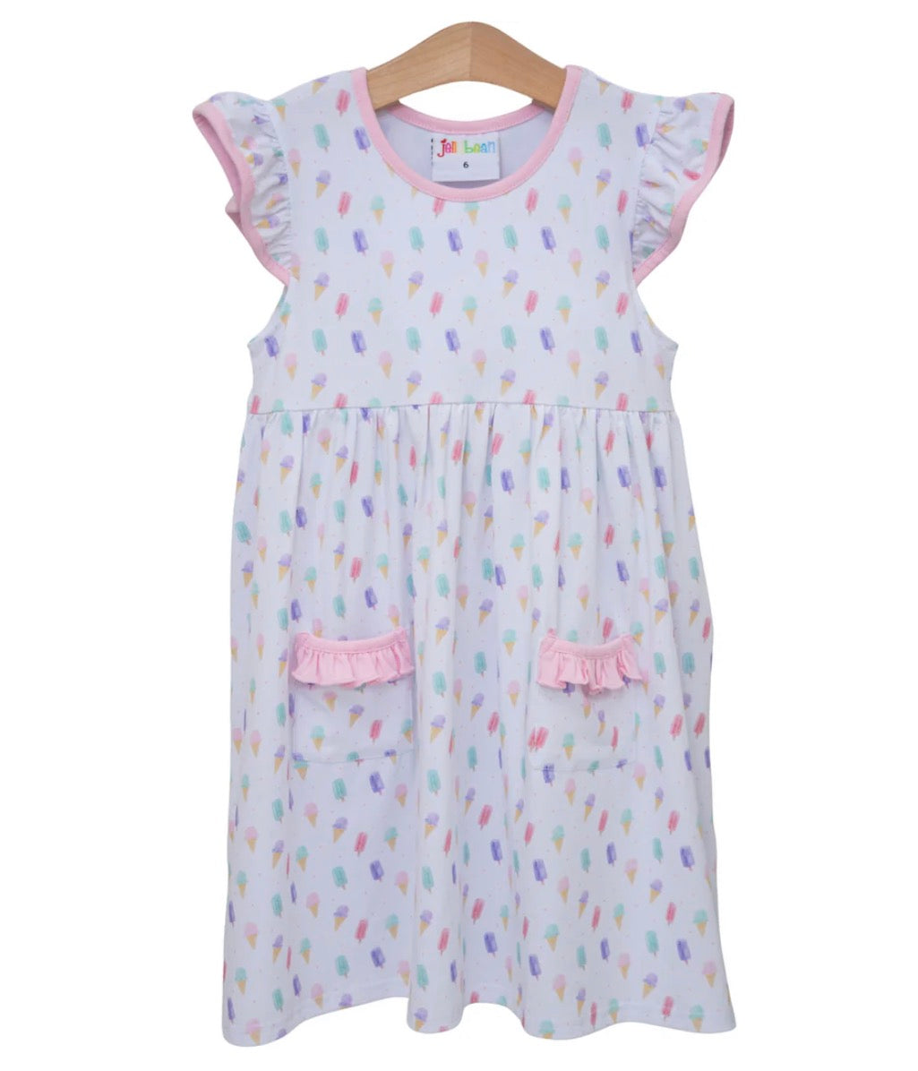 Summertime Sweets Ruffle Pocket Dress EXTRAS
