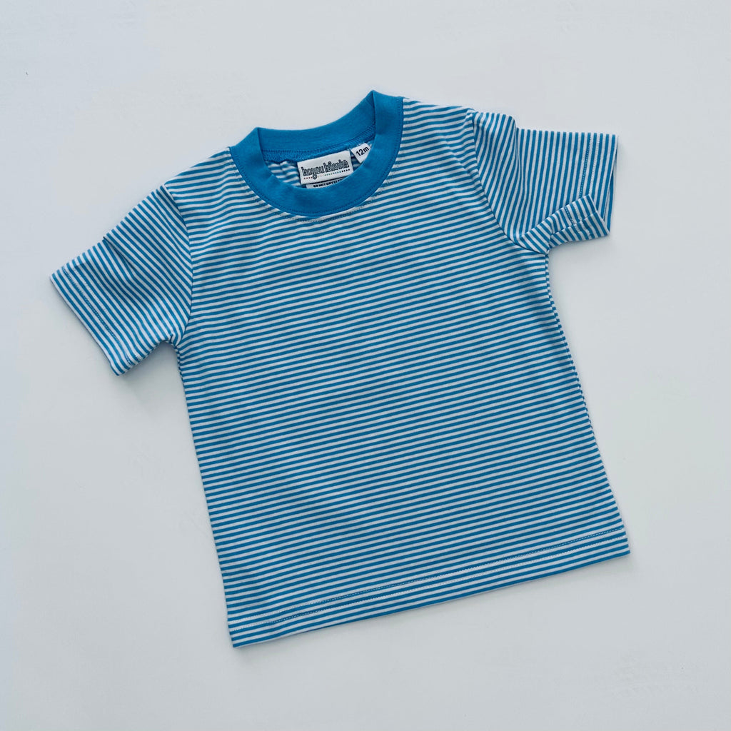 Knit Stripe Short Sleeve Shirt