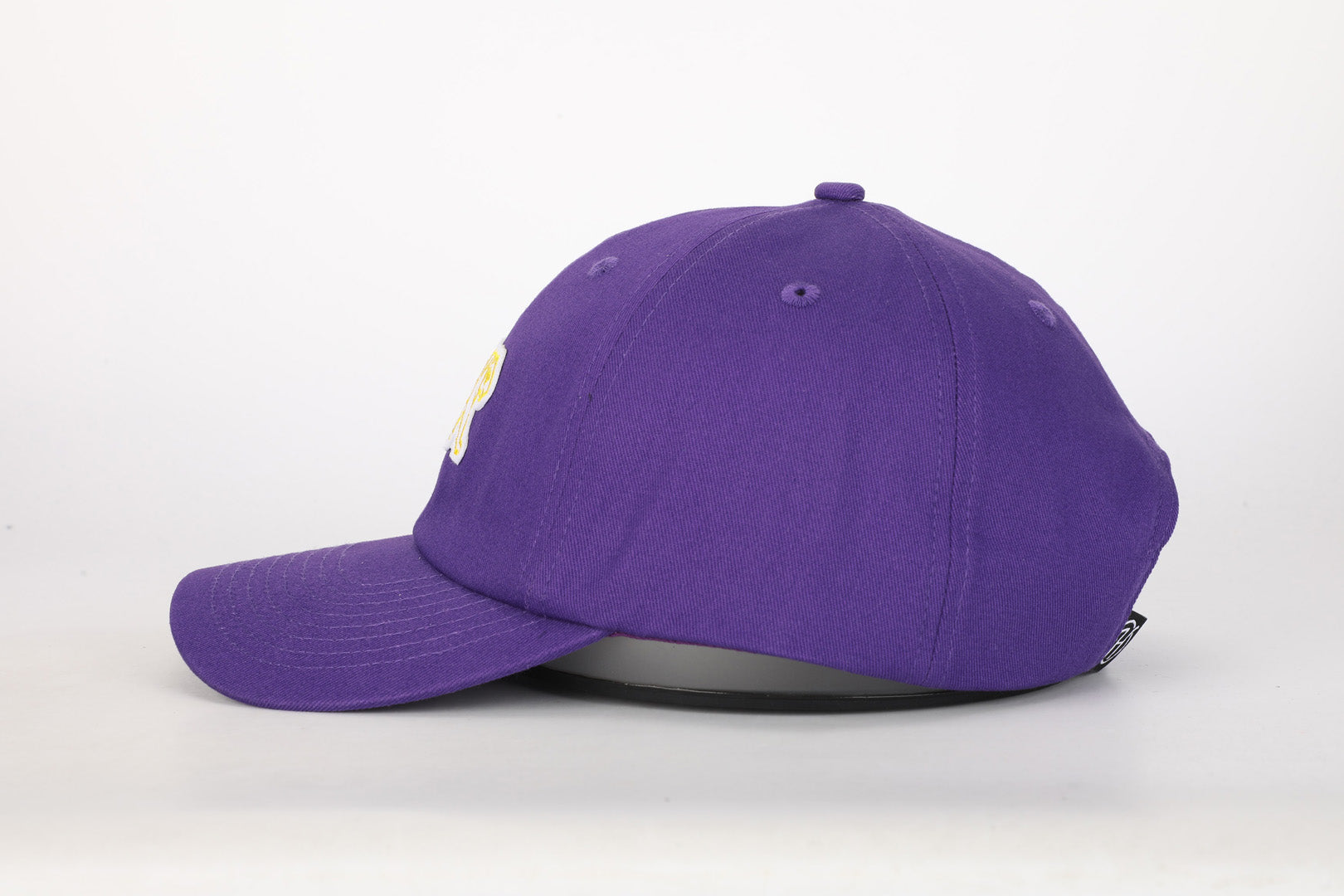 LSU Tiger Cotton Dad Hat- Purple