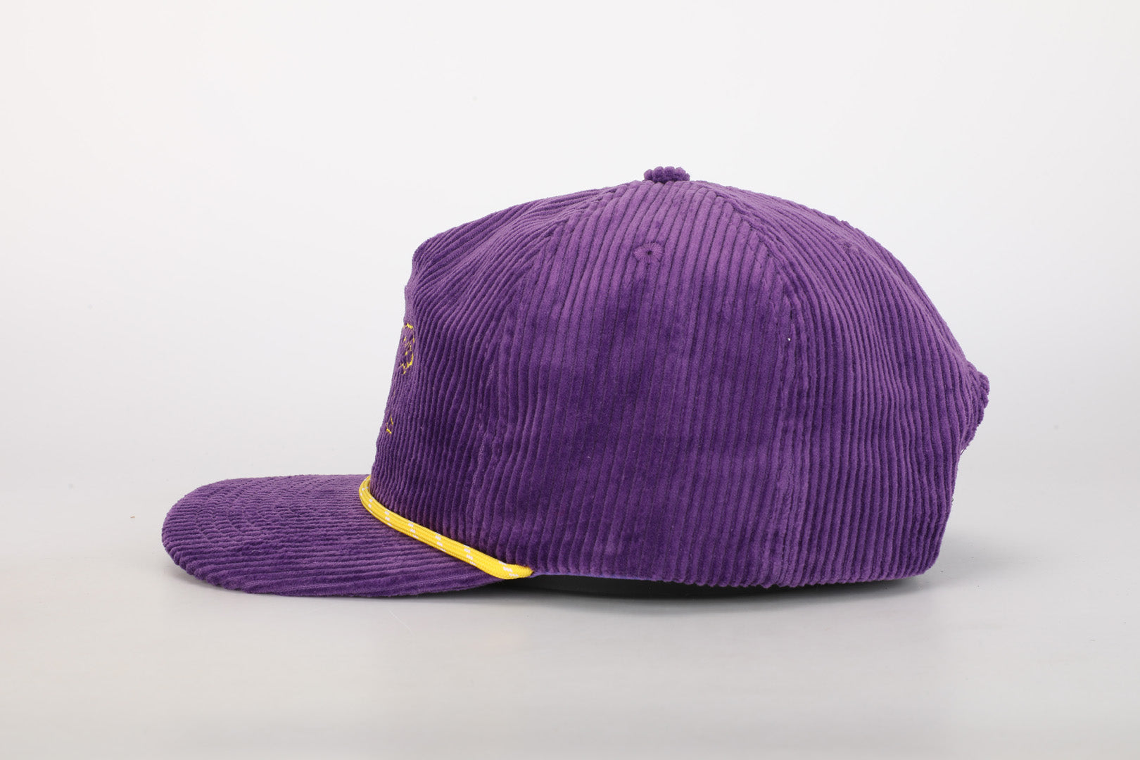 LSU Tiger Corduroy Rope Hat - Purple/Yellow