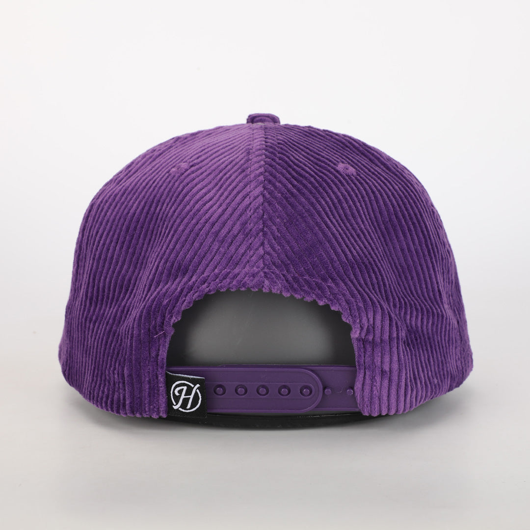 LSU Tiger Corduroy Rope Hat - Purple/Yellow
