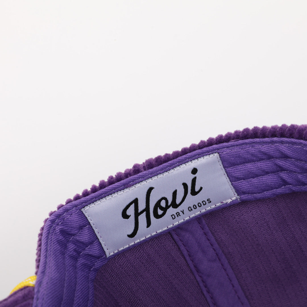 LSU Tiger Corduroy Rope Hat - Purple/Yellow