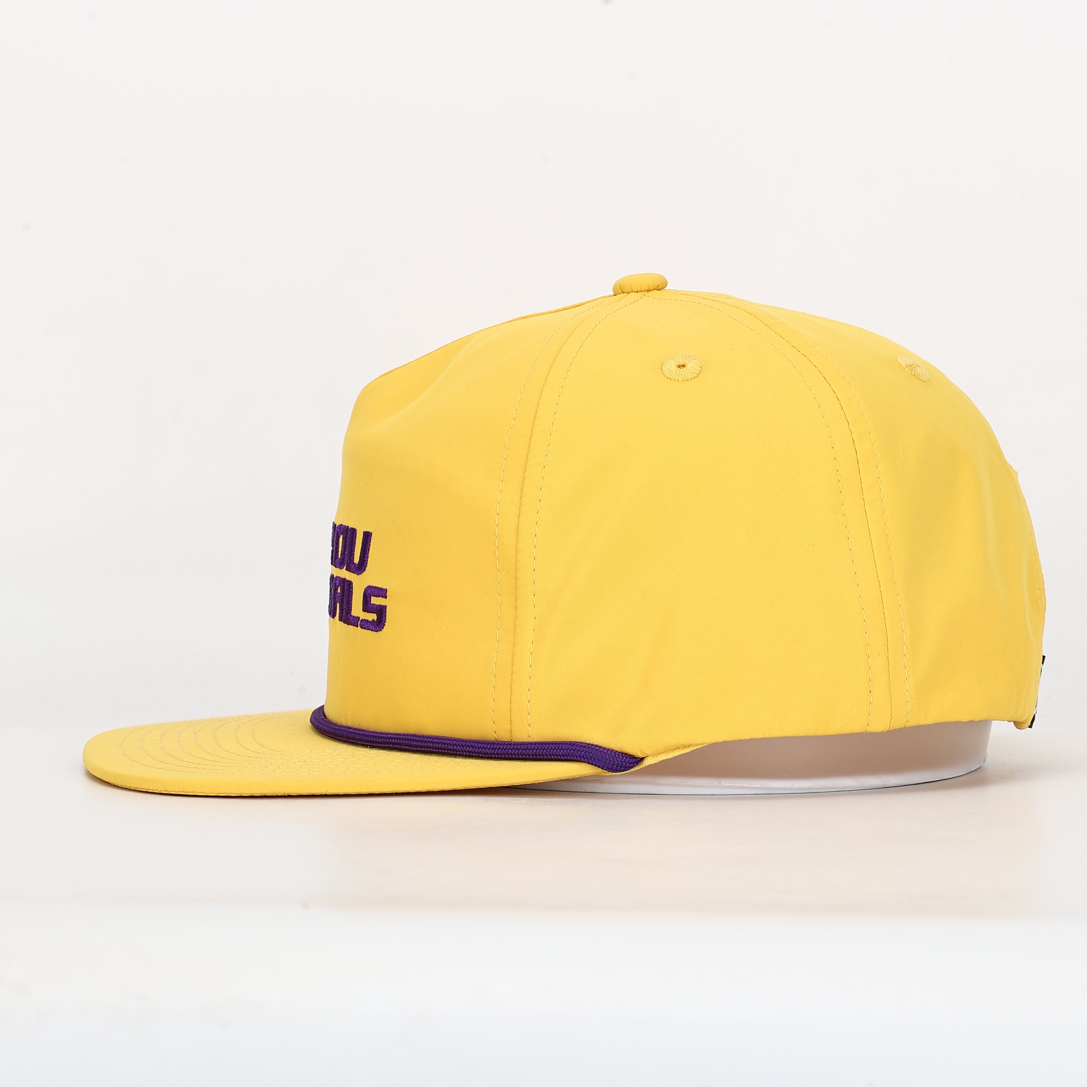 Bayou Bengals LSU  Nylon Rope Hat - Yellow/Purple