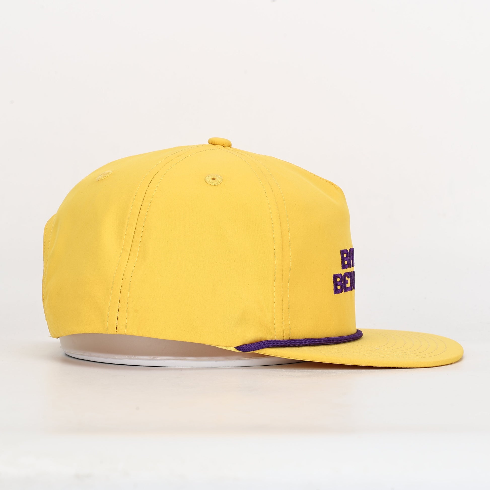Bayou Bengals LSU  Nylon Rope Hat - Yellow/Purple