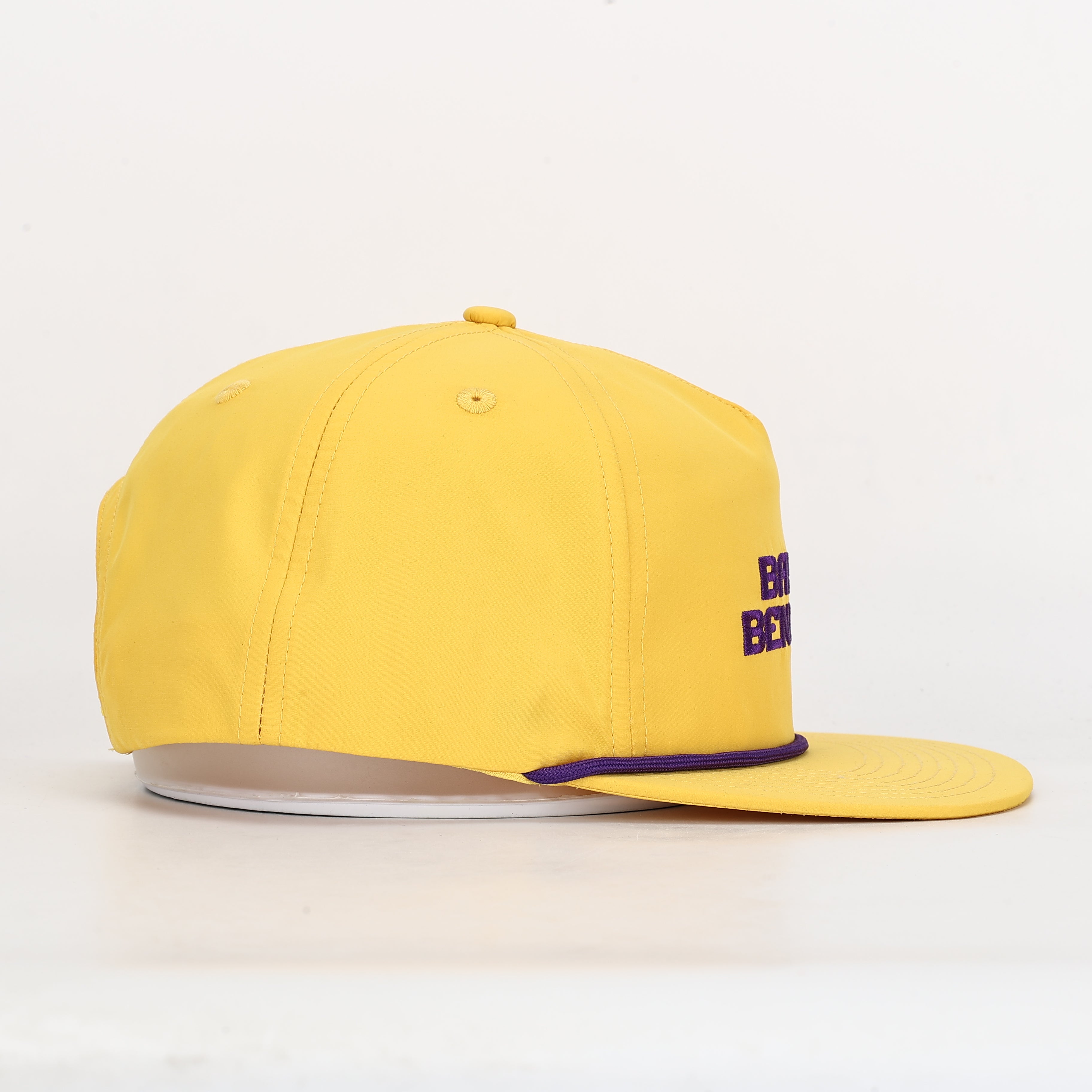 Bayou Bengals LSU  Nylon Rope Hat - Yellow/Purple