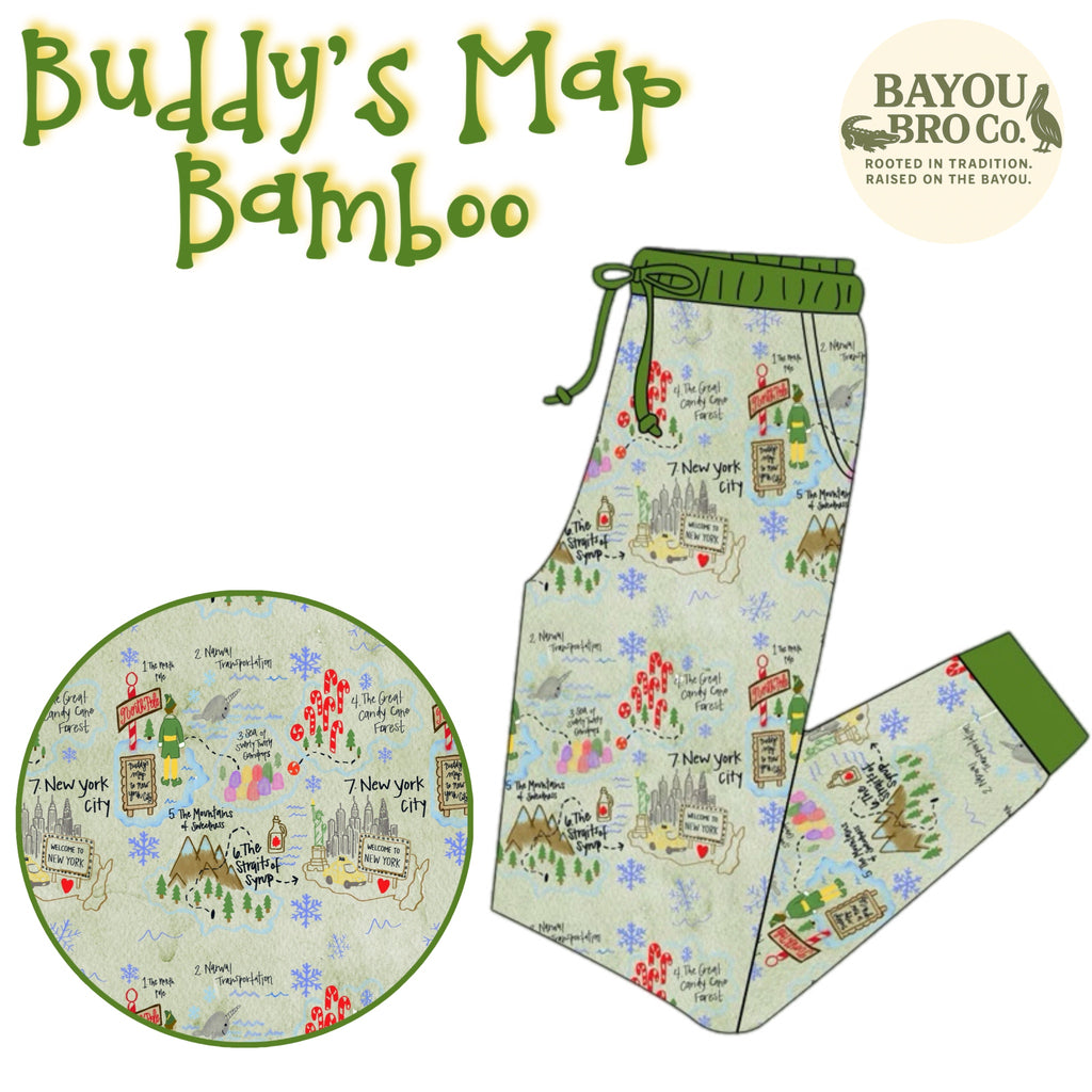 Buddy’s Map Bamboo Jogger