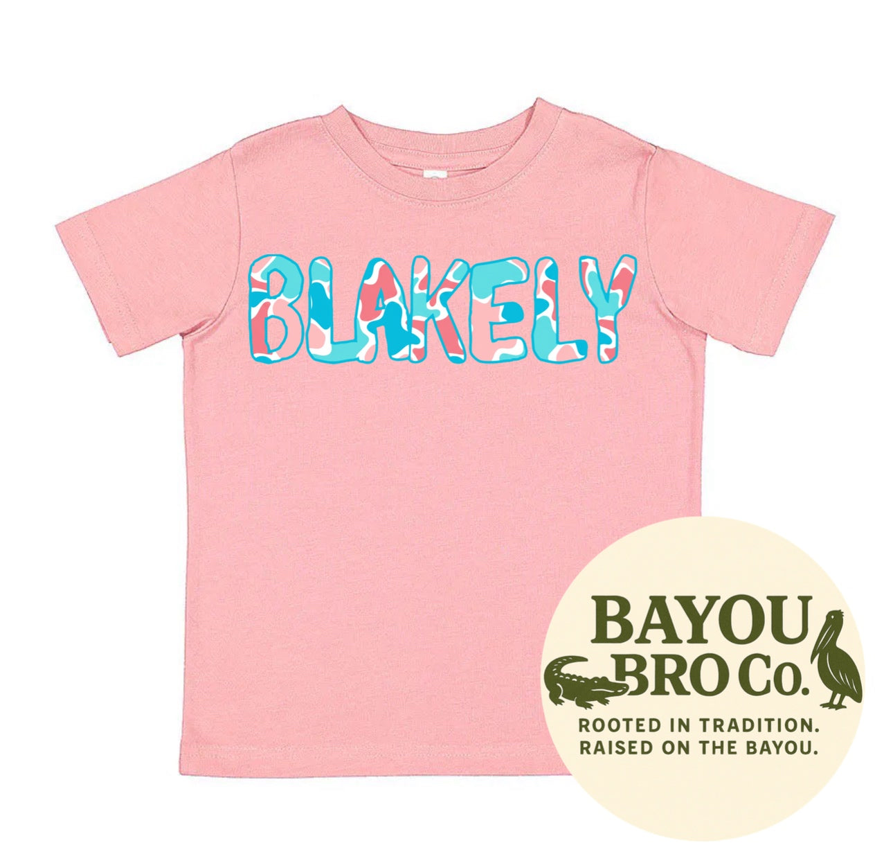 Girl Camo Name Tee