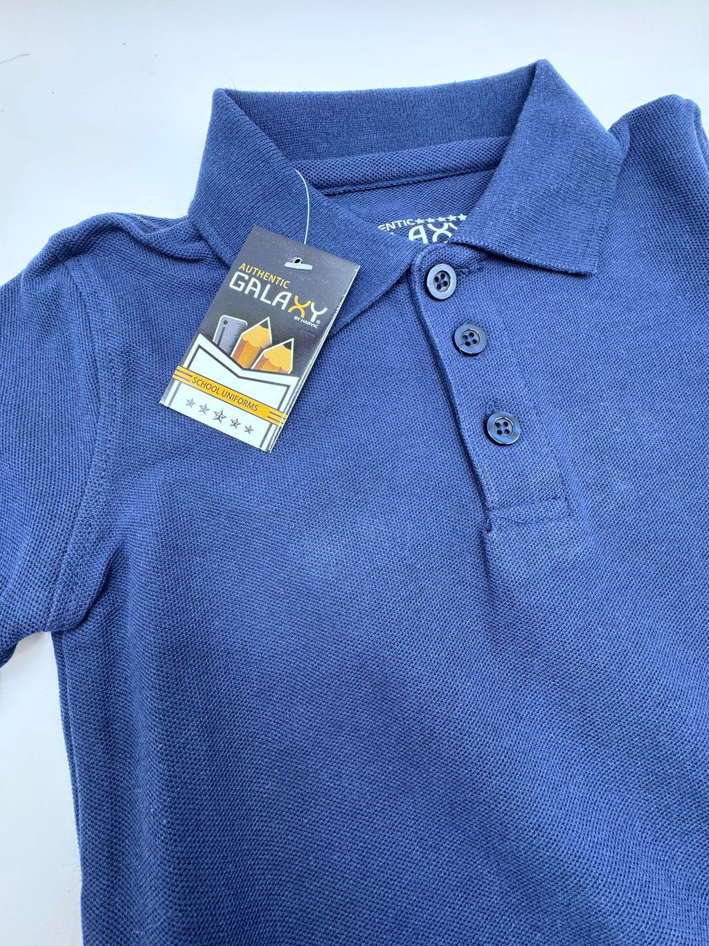 Galaxy School Uniform Polo Navy