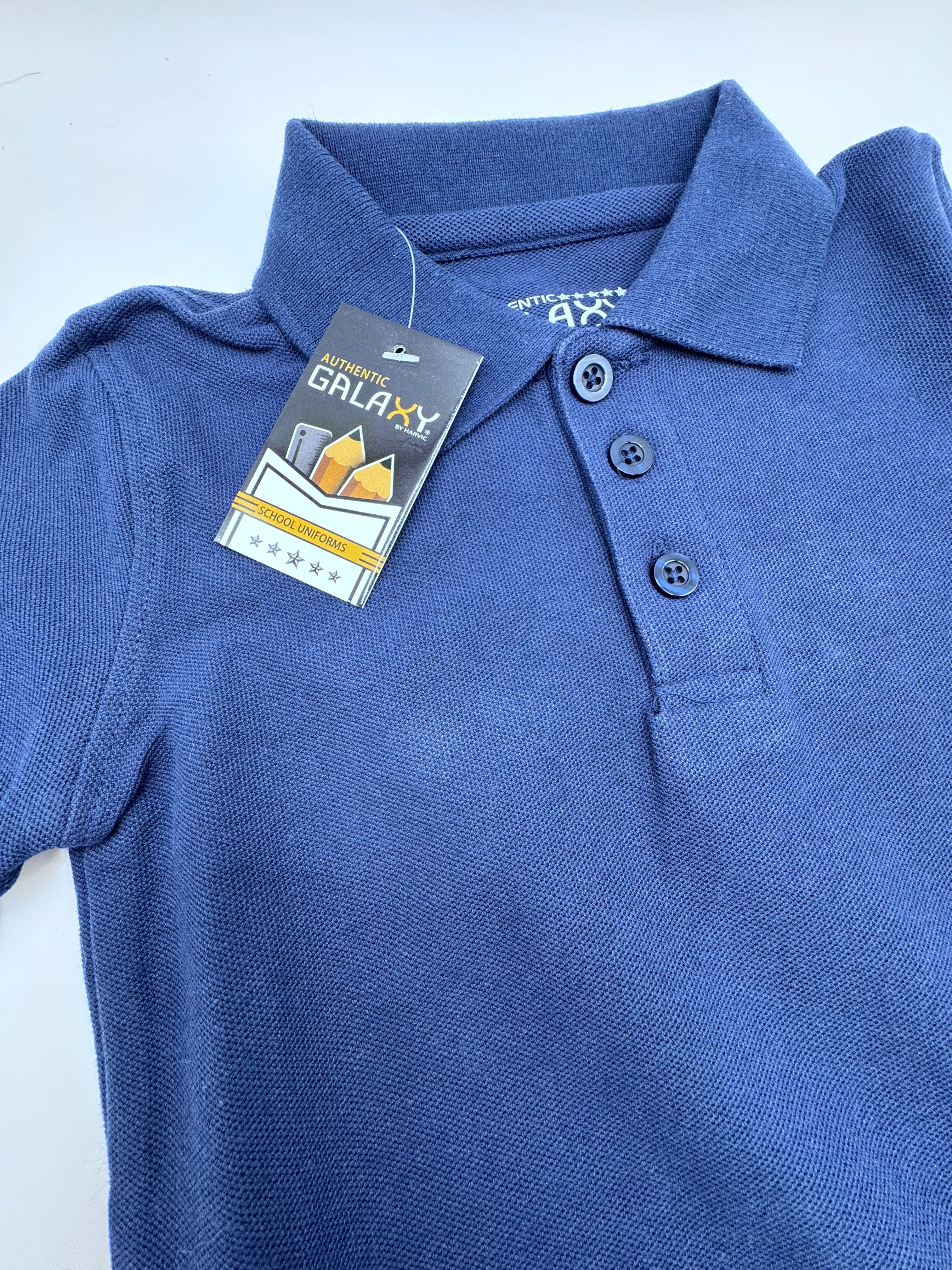 Galaxy School Uniform Polo Navy