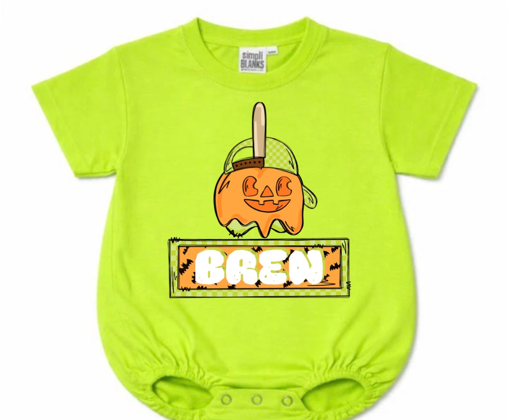 Personalized Halloween Bubble