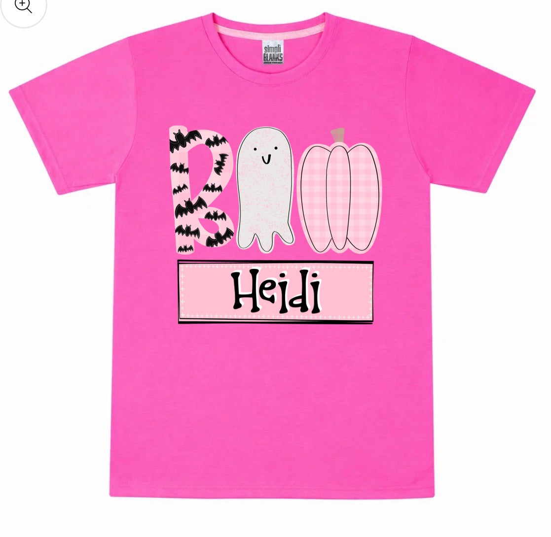 Personalized Halloween Tee