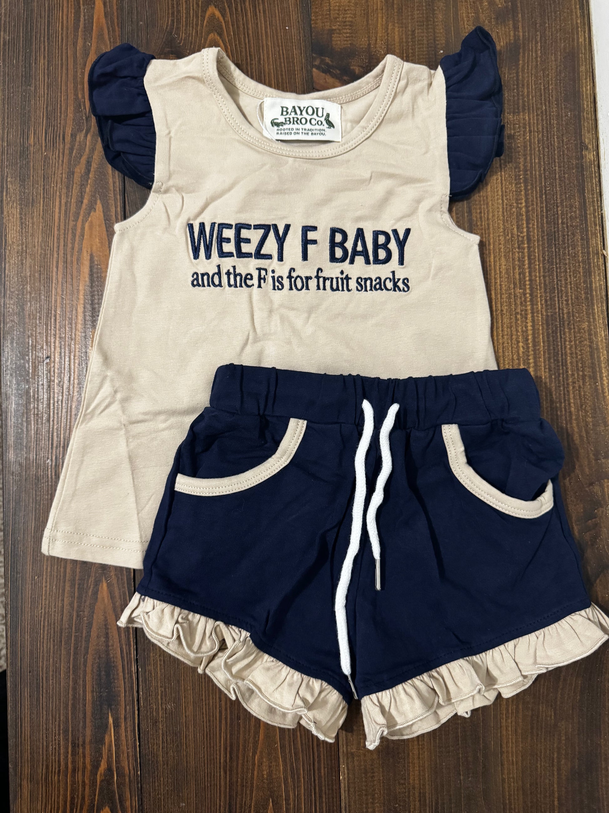 WEEZY F BABY Girl Ruffle Set