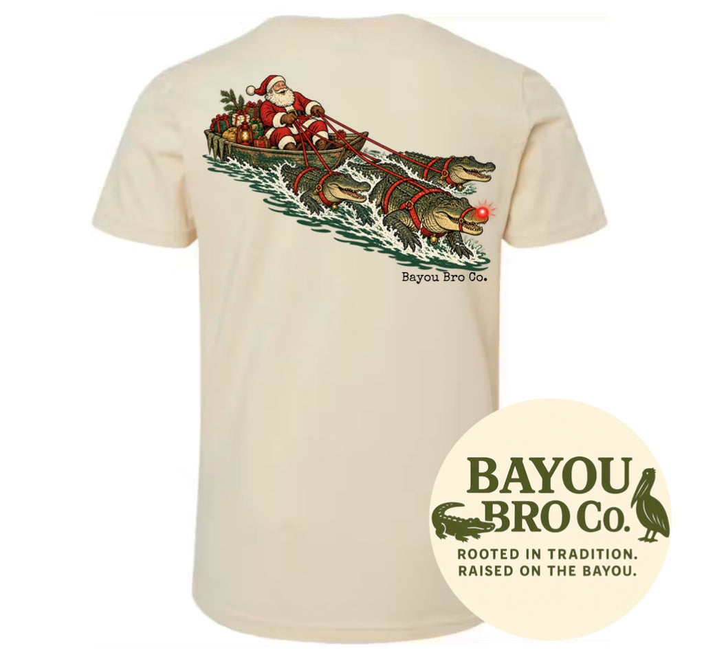 Santa and his Alligators Graphic Tee Drop 9