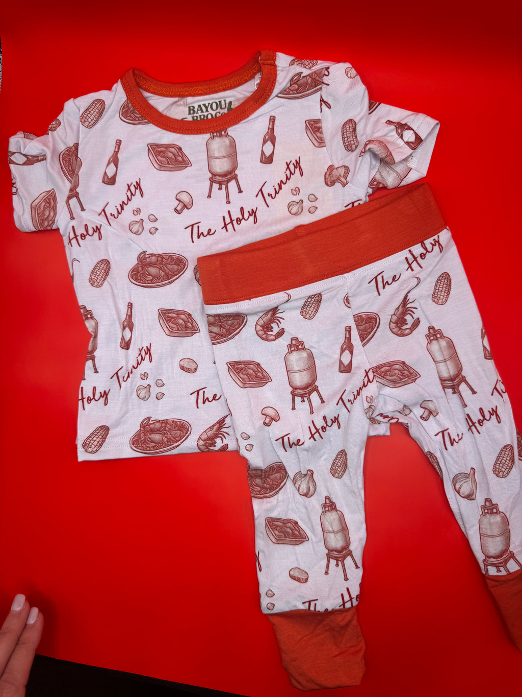 Bayou Holy Trinity Toile Bamboo Jammies