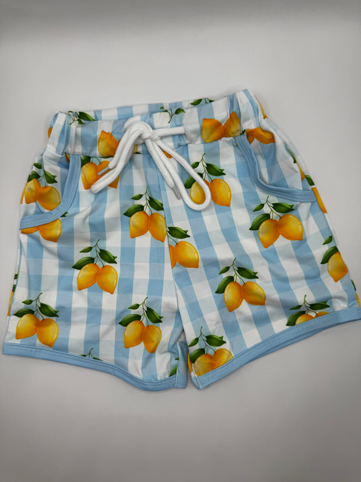 Lemon Stripes Bathing Suit