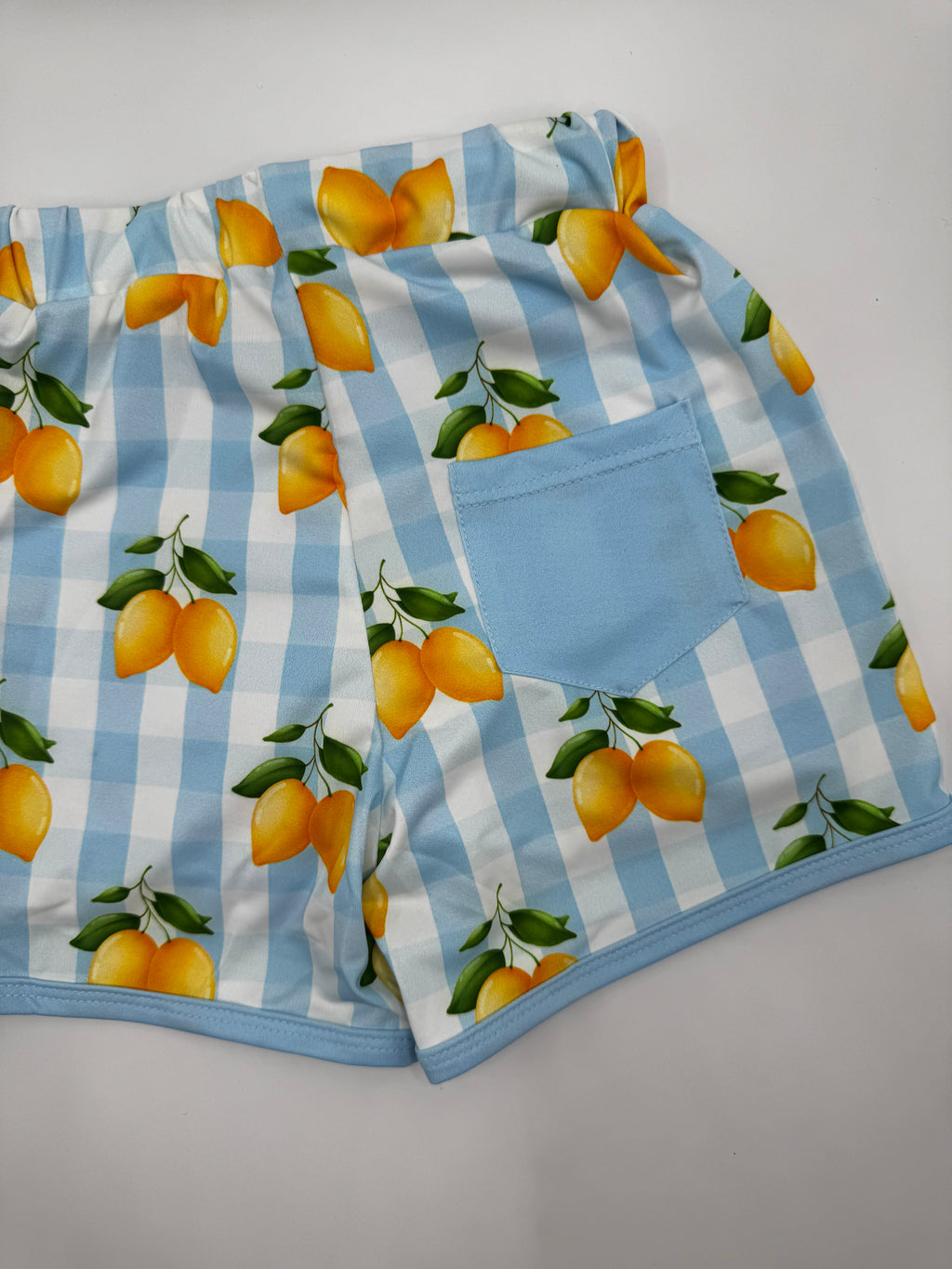 Lemon Stripes Bathing Suit