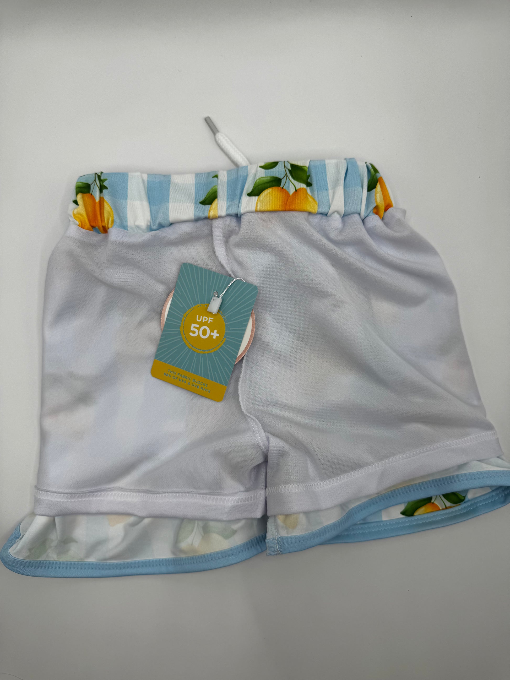 Lemon Stripes Bathing Suit